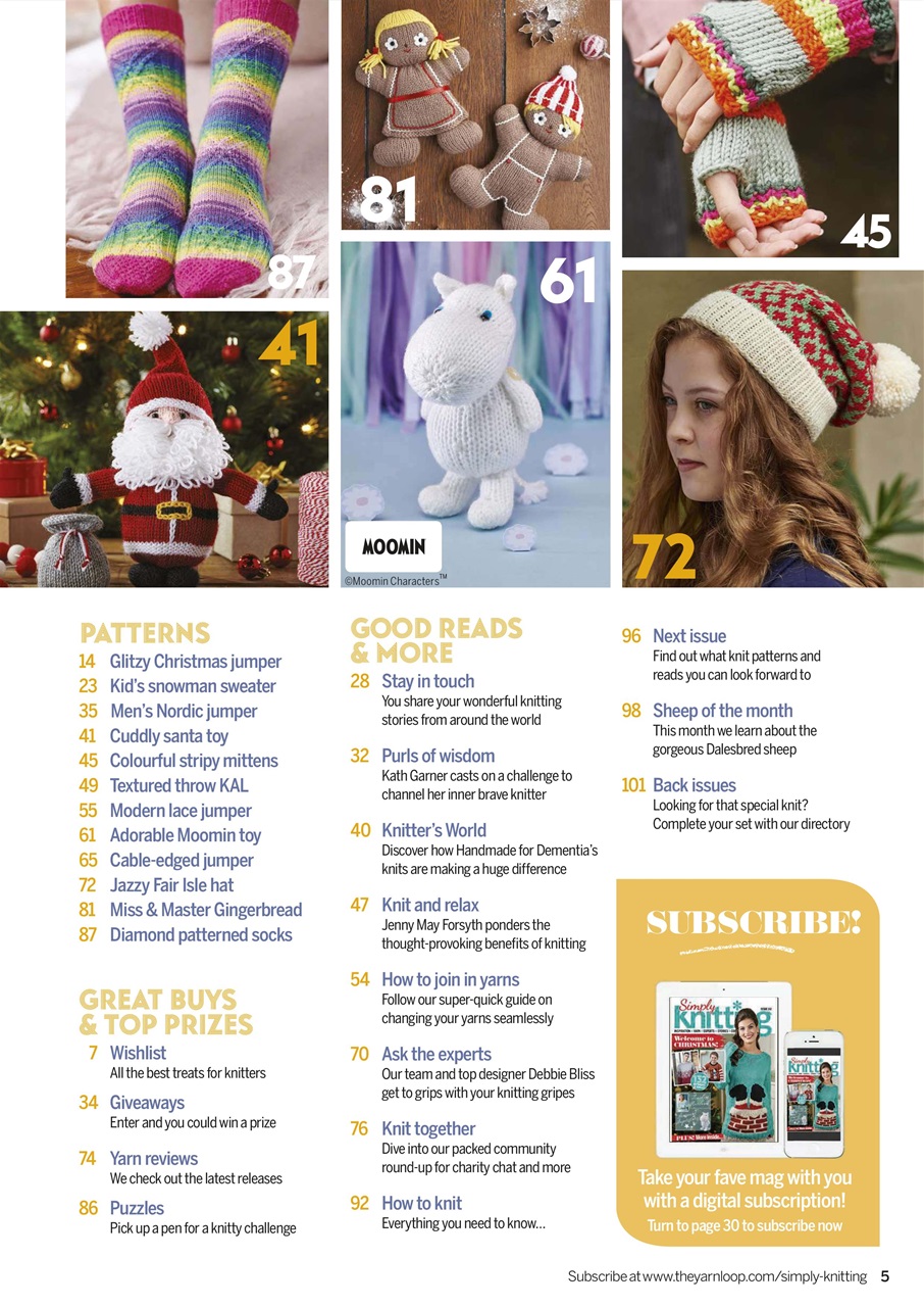 Simply Knitting Preview Pages