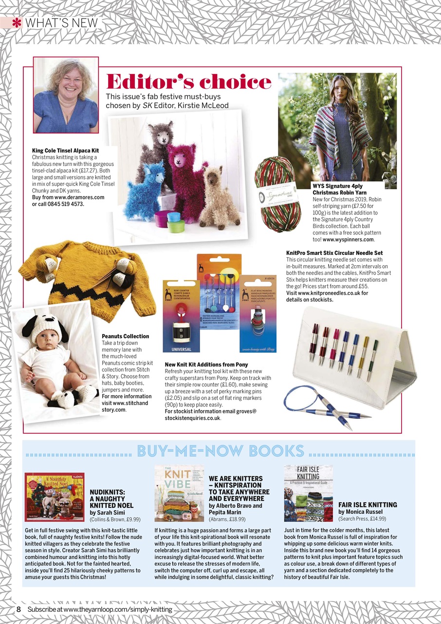 Simply Knitting Preview Pages