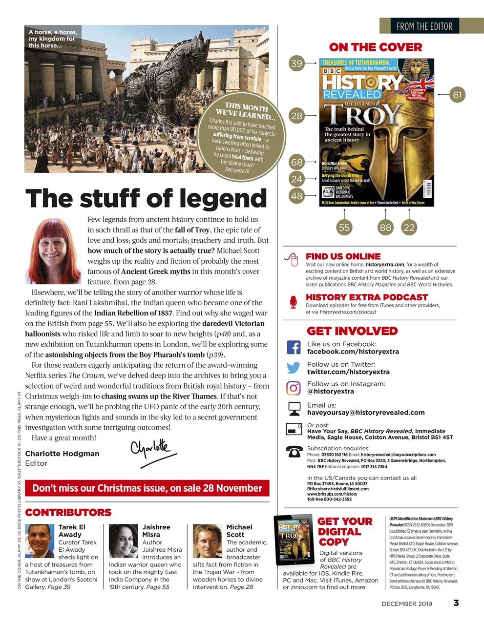 BBC History Revealed Magazine Preview Pages