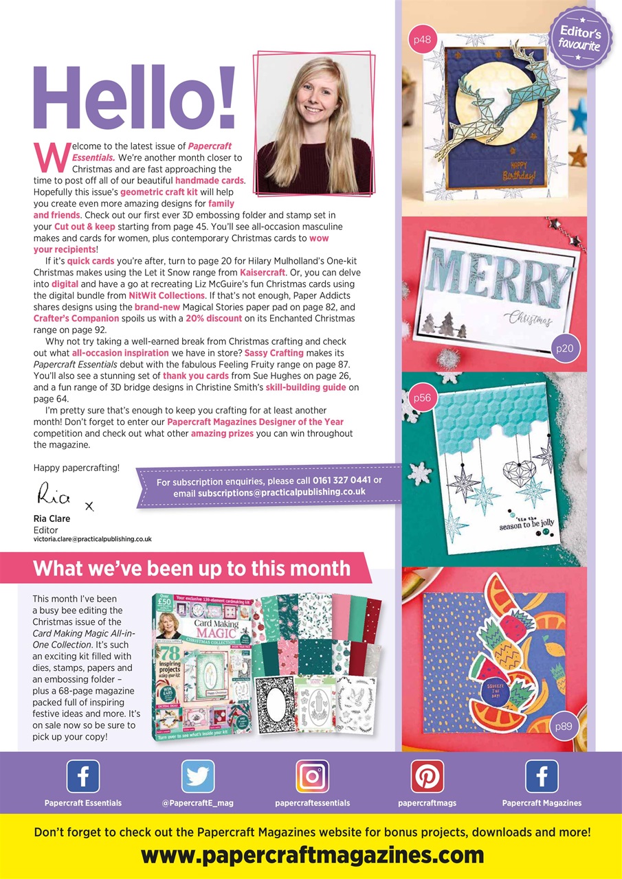 Papercraft Essentials Preview Pages