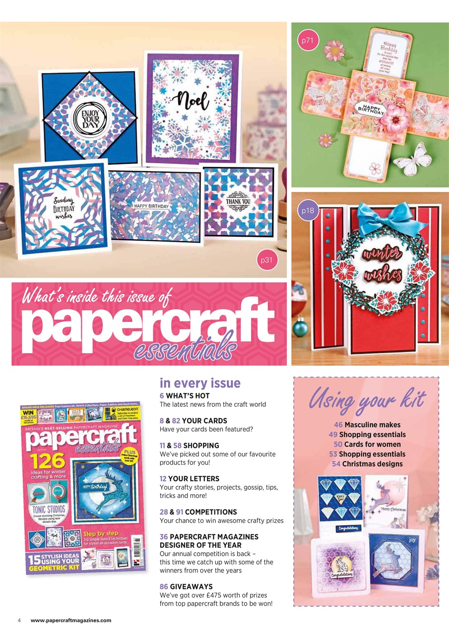 Papercraft Essentials Preview Pages