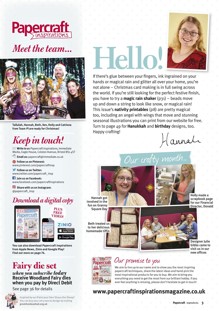 Papercraft Inspirations Preview Pages