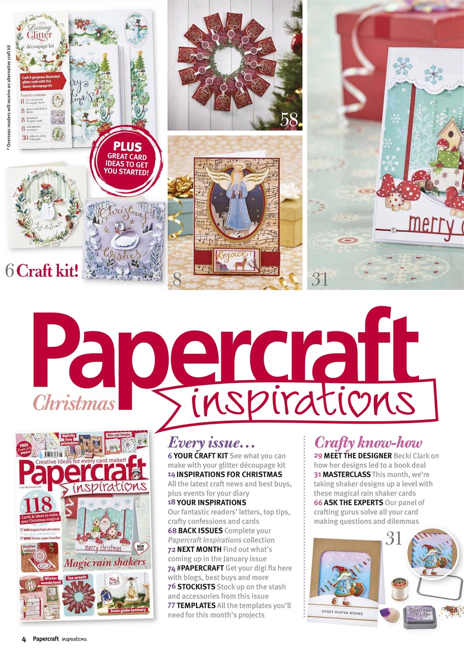 Papercraft Inspirations Preview Pages