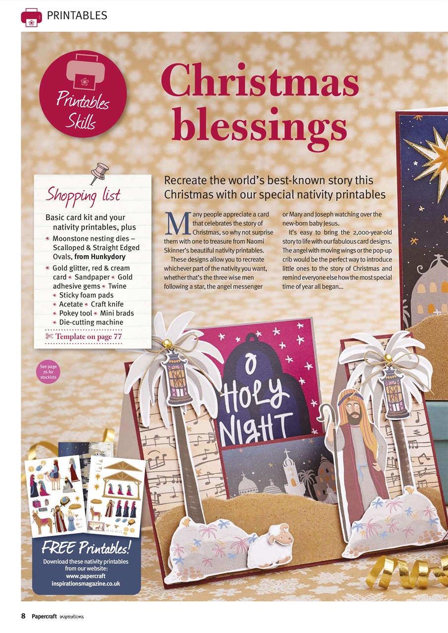 Papercraft Inspirations Preview Pages