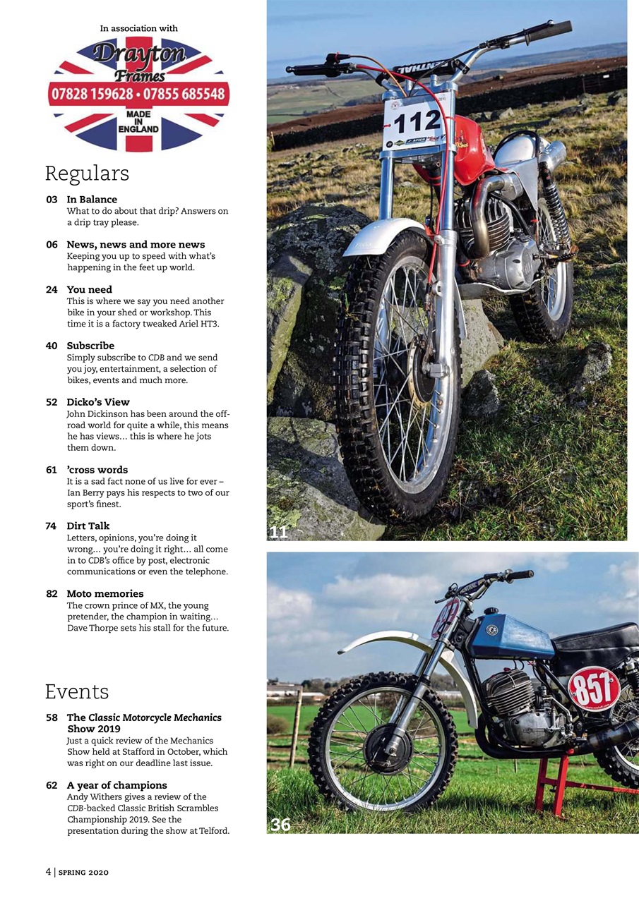 Classic Dirt Bike Preview Pages