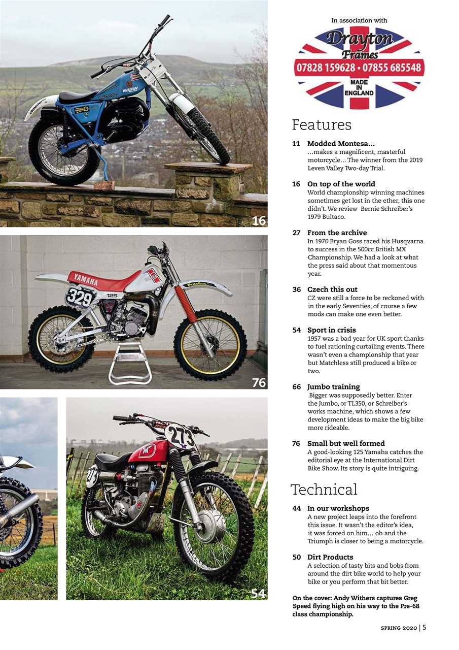 Classic Dirt Bike Preview Pages
