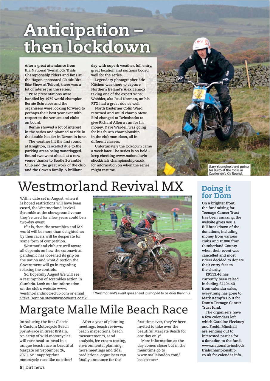 Classic Dirt Bike Preview Pages