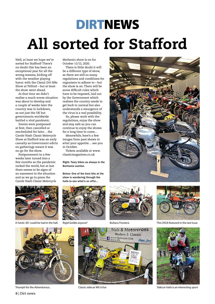 Classic Dirt Bike Preview Pages