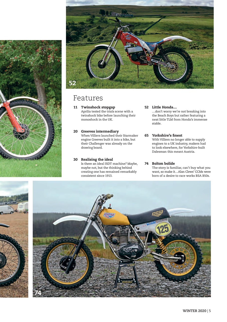 Classic Dirt Bike Preview Pages
