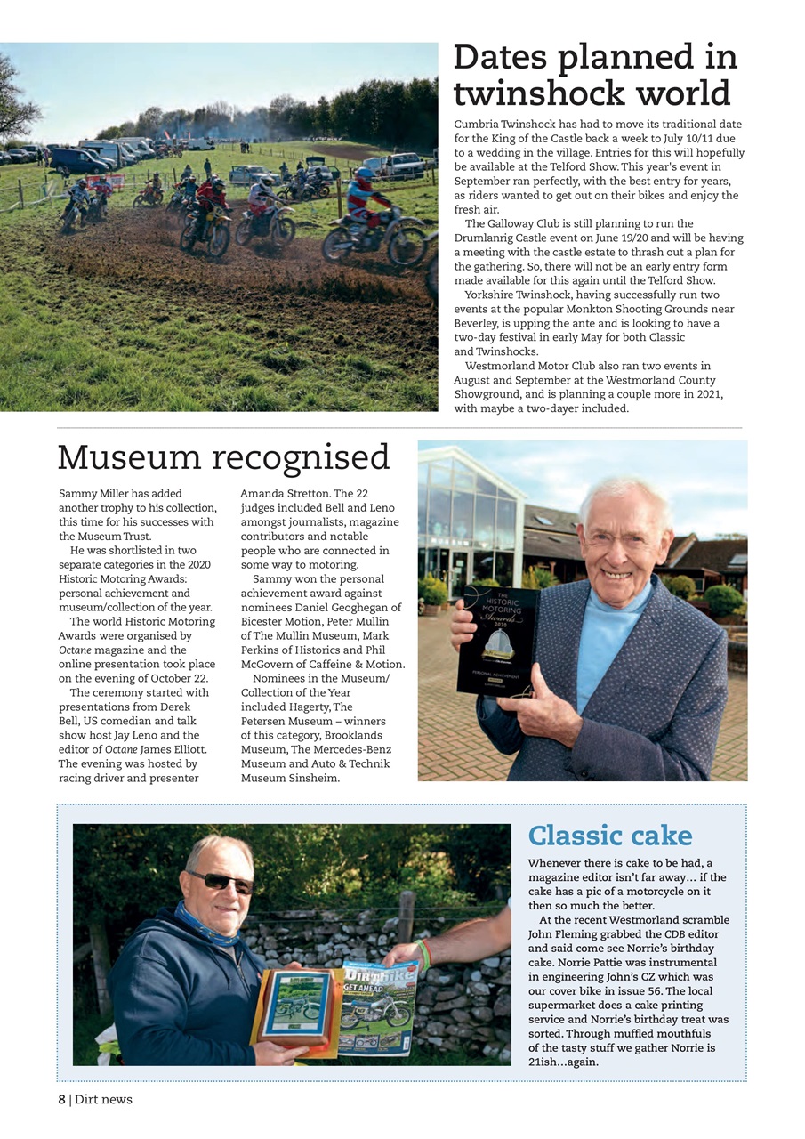 Classic Dirt Bike Preview Pages