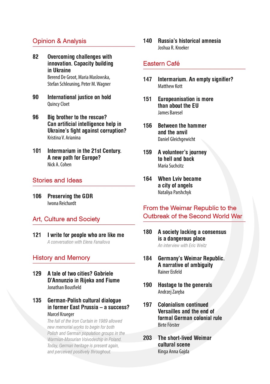 New Eastern Europe Preview Pages