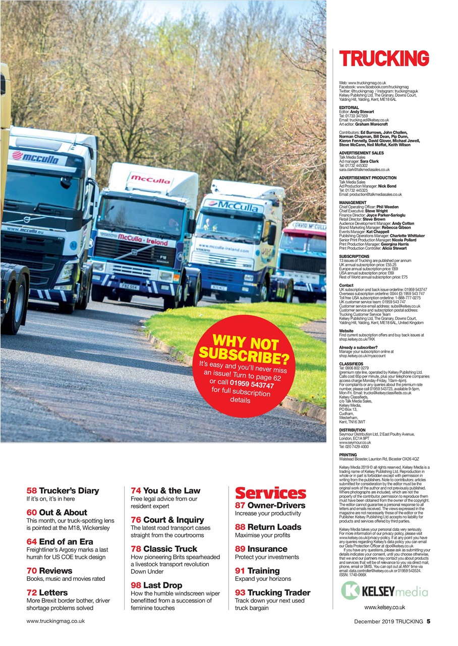 Trucking Magazine Preview Pages