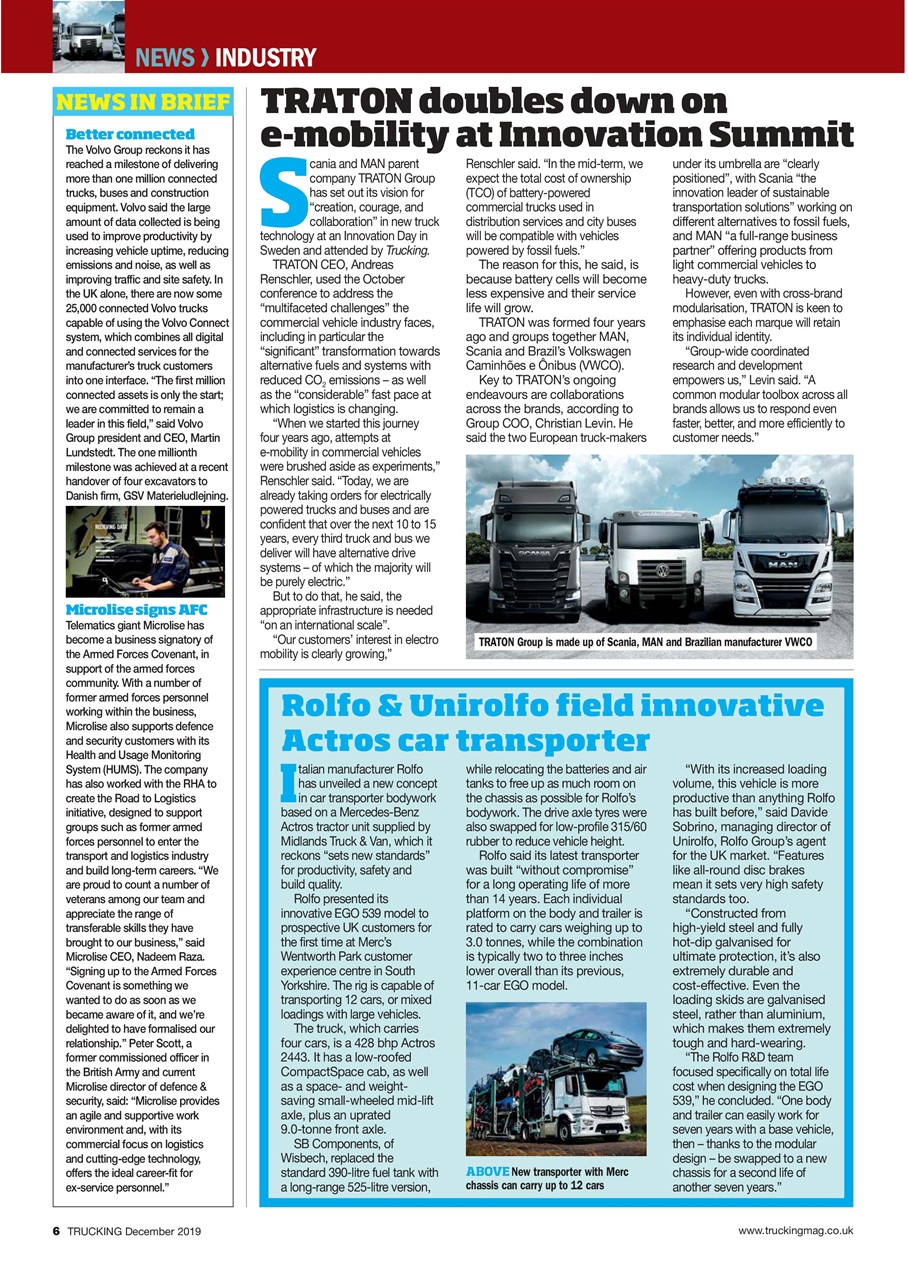 Trucking Magazine Preview Pages