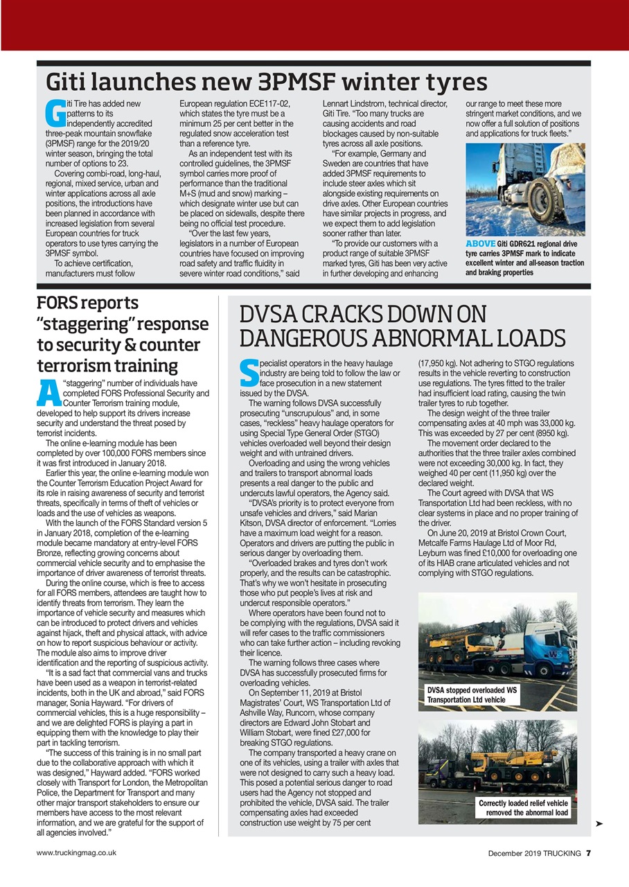 Trucking Magazine Preview Pages
