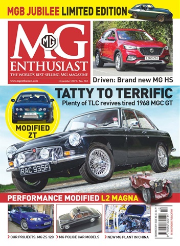 MG Enthusiast issue December 2019