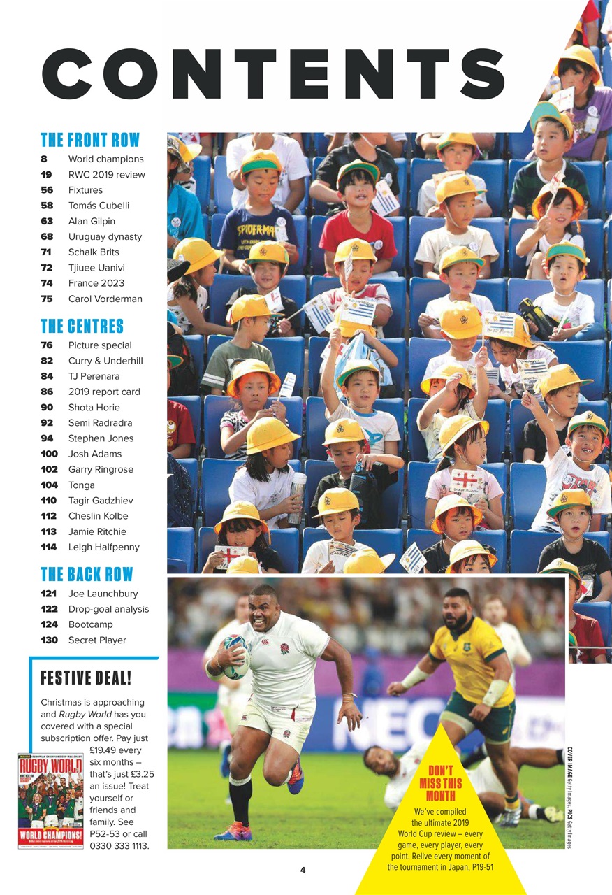 Rugby World Preview Pages