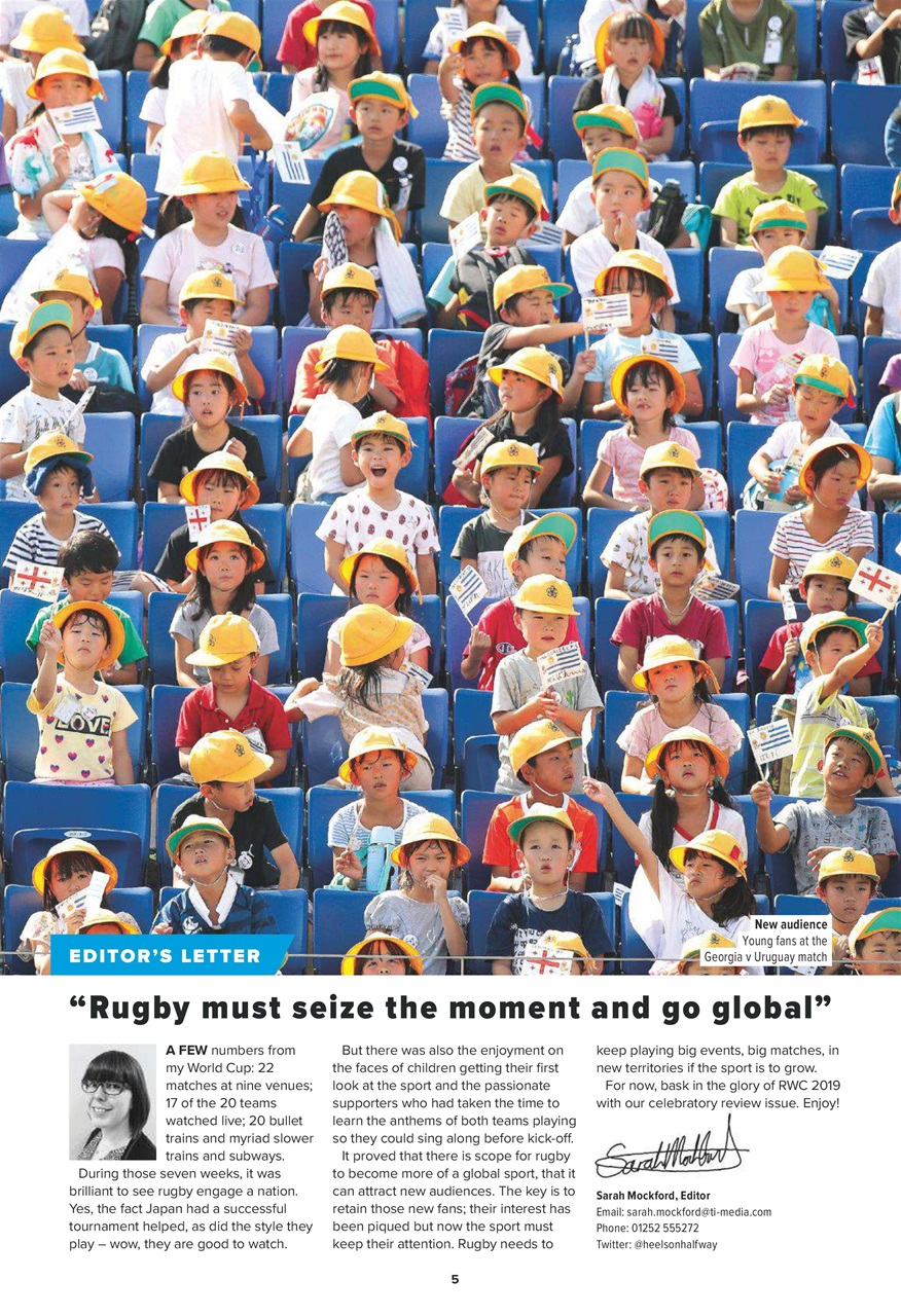 Rugby World Preview Pages