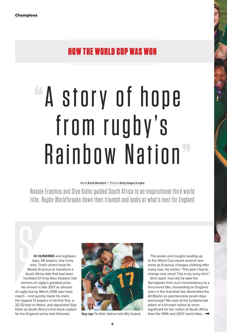 Rugby World Preview Pages
