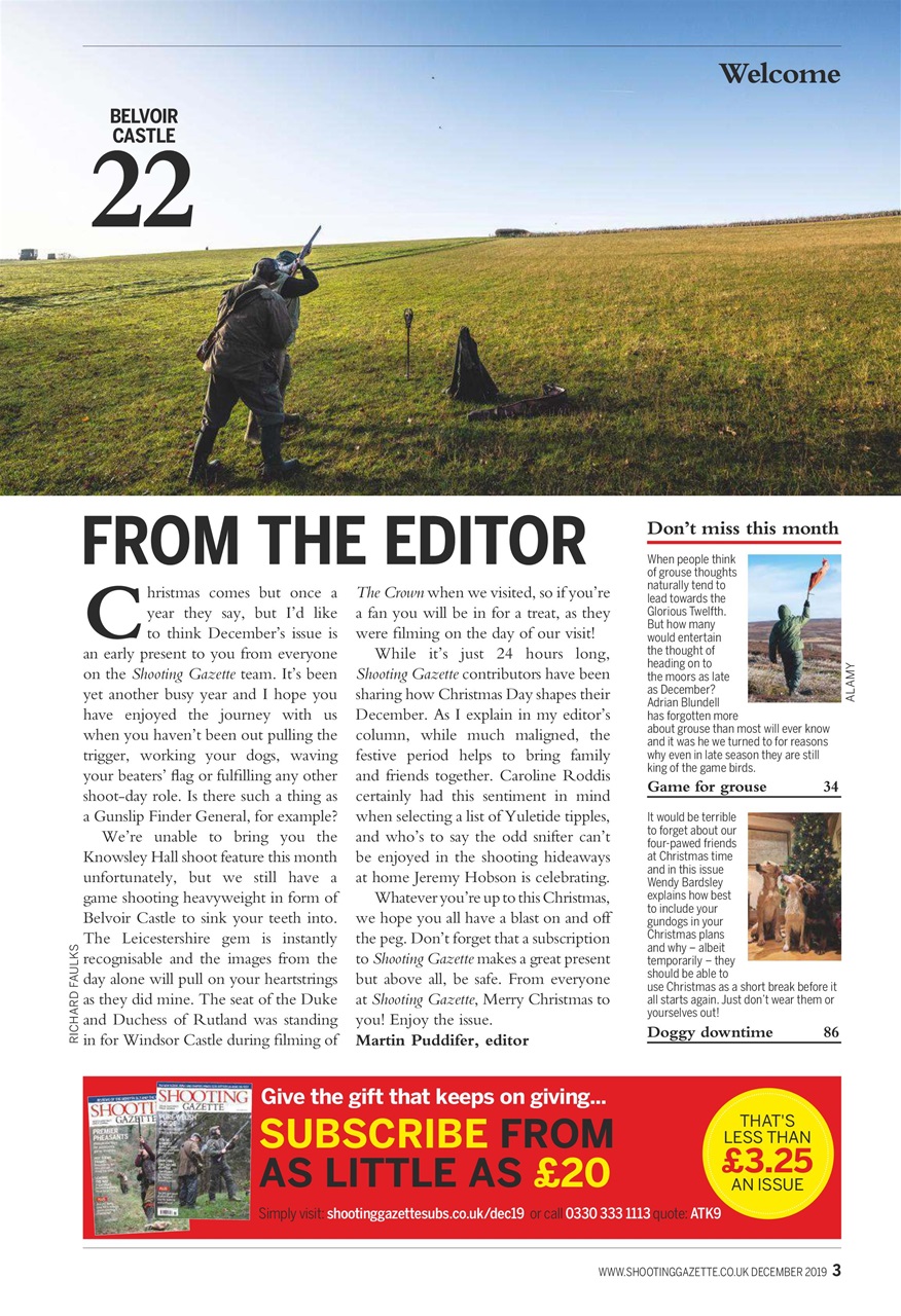 Shooting Gazette Preview Pages