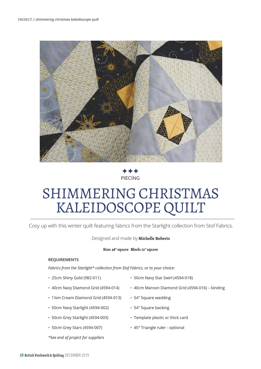 Patchwork and Quilting Preview Pages