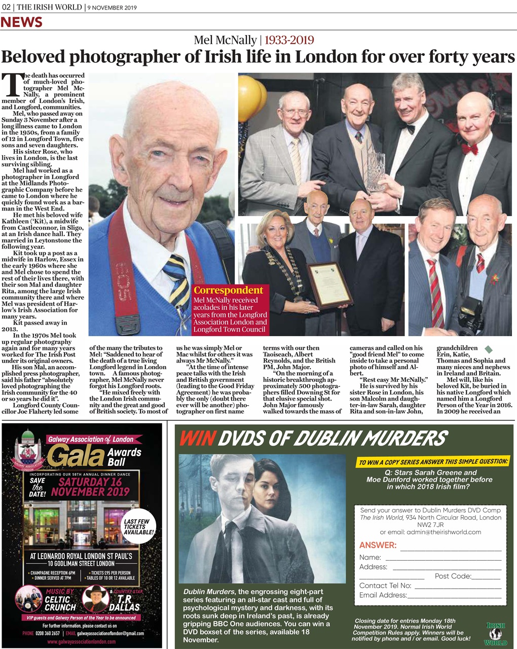 Irish World Preview Pages