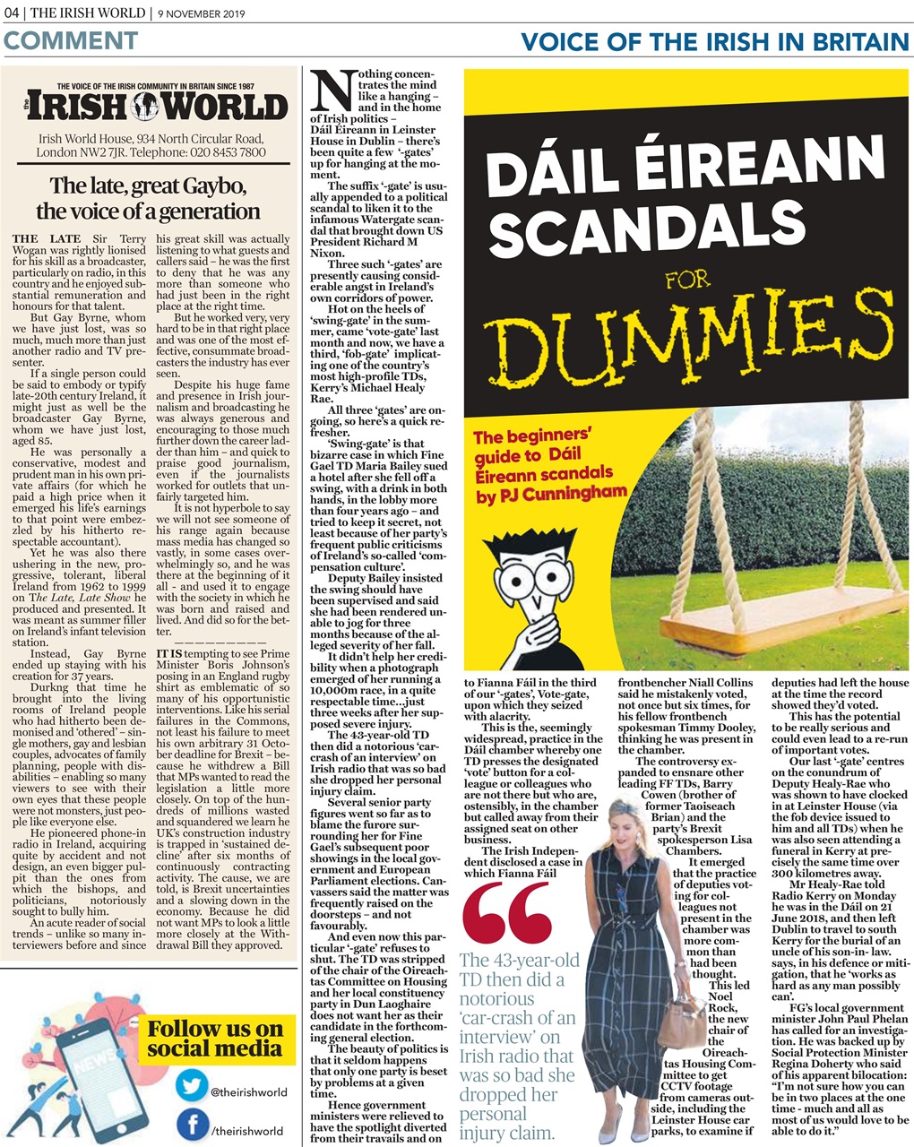 Irish World Preview Pages