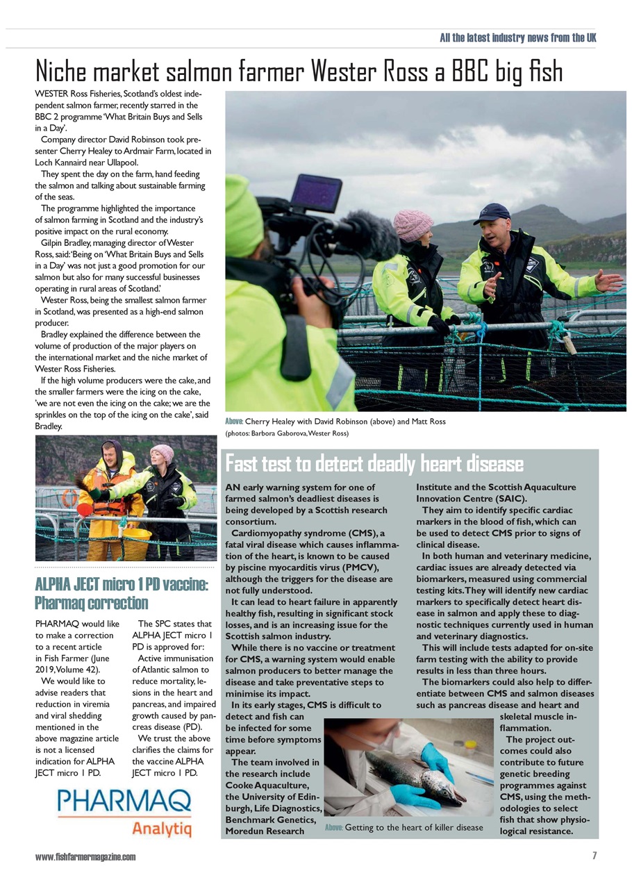 Fish Farmer Magazine Preview Pages