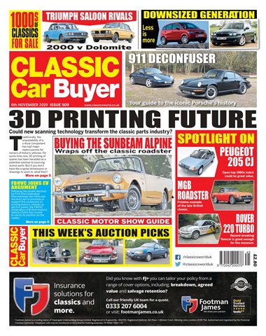 Classic Car Buyer issue 06/11/2019