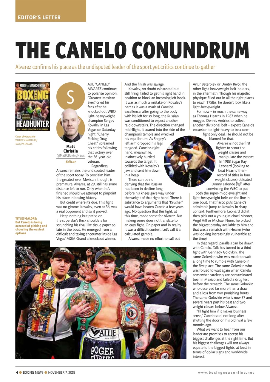 Boxing News Preview Pages