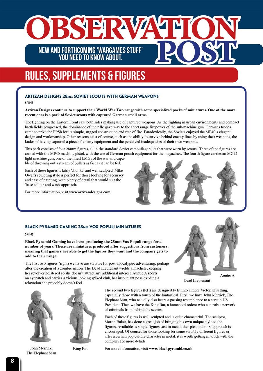 Wargames Illustrated Preview Pages