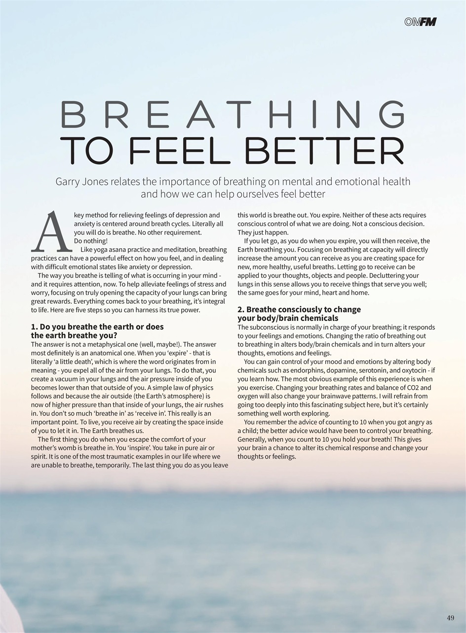 OM Yoga Magazine Preview Pages