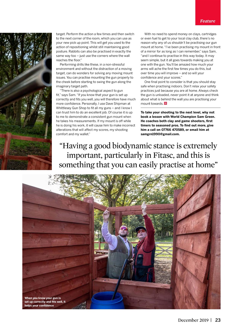 Clay Shooting Preview Pages