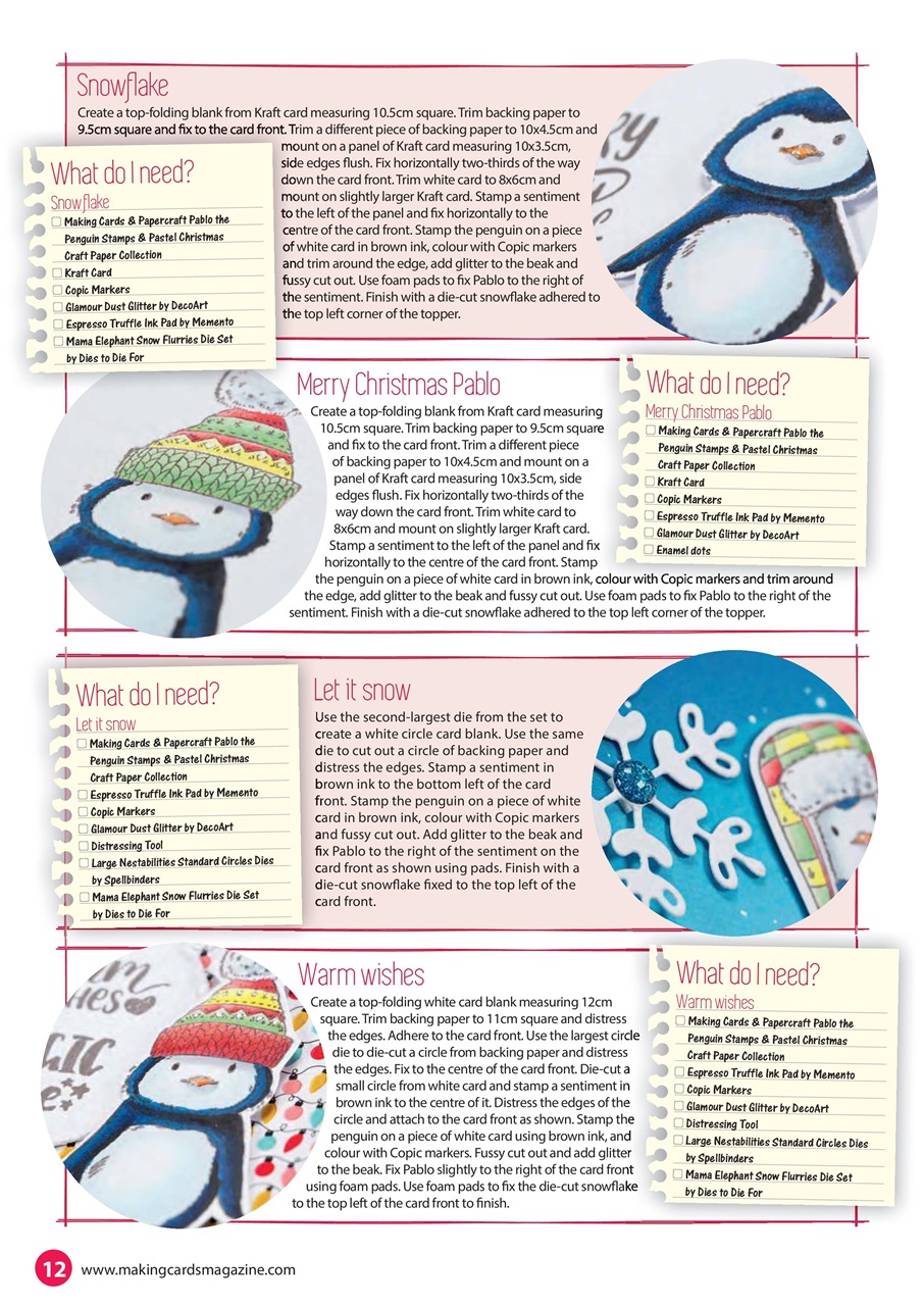 Making Cards & Papercraft Preview Pages