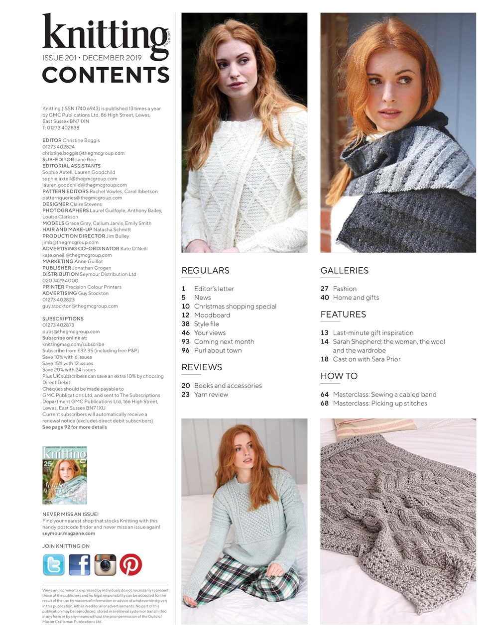 Knitting Preview Pages