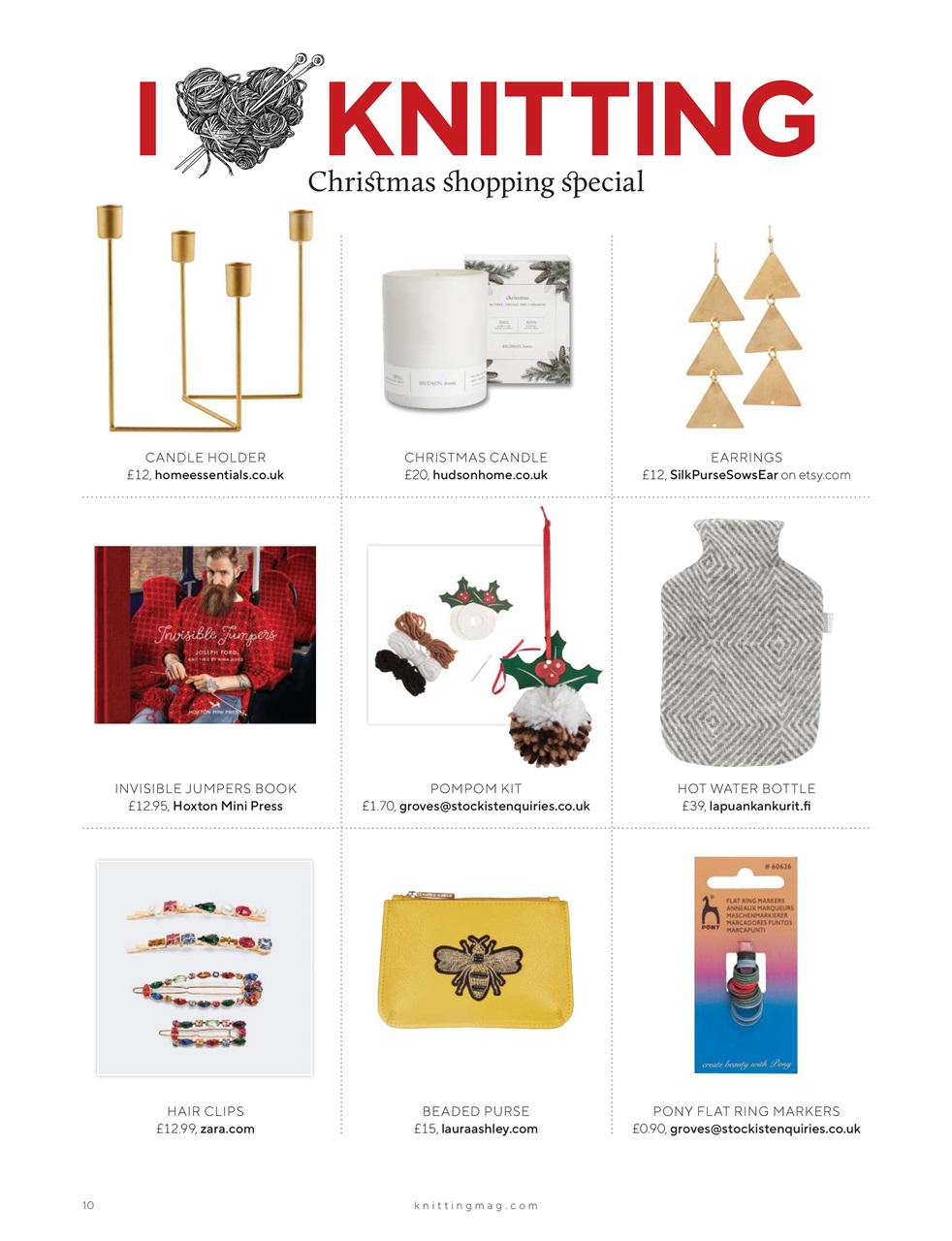 Knitting Preview Pages