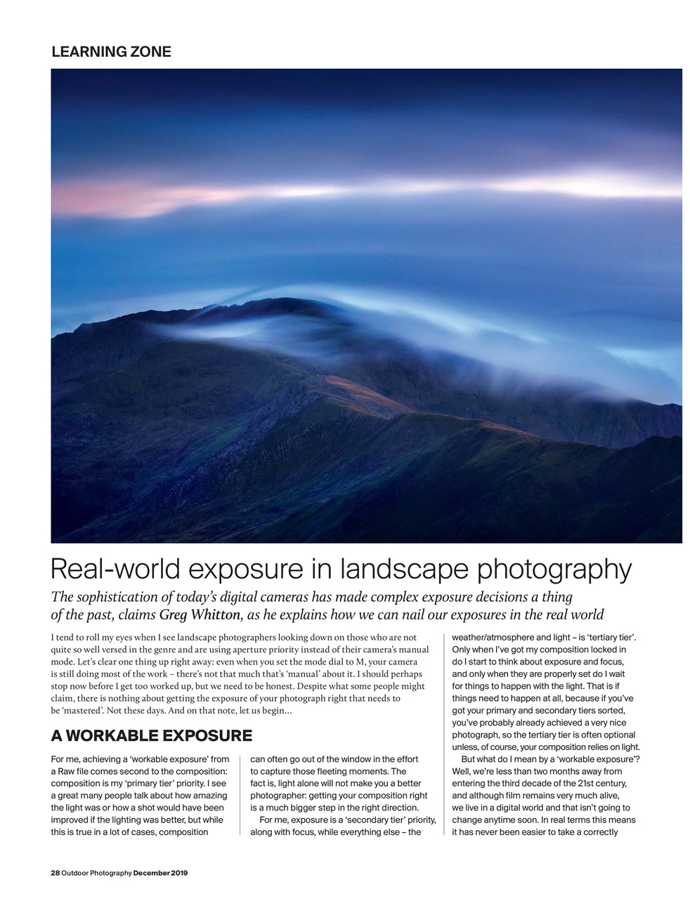 Outdoor Photography Preview Pages