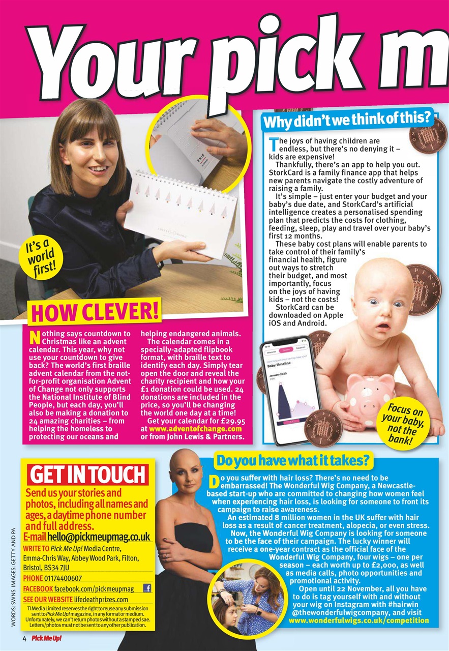 Pick Me Up Preview Pages