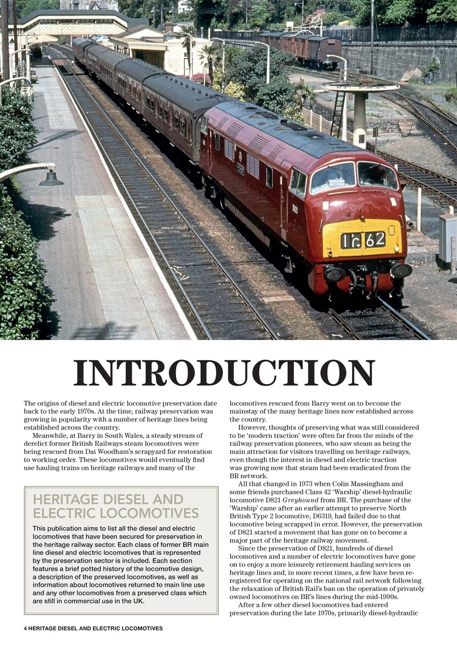 Heritage Railway Preview Pages