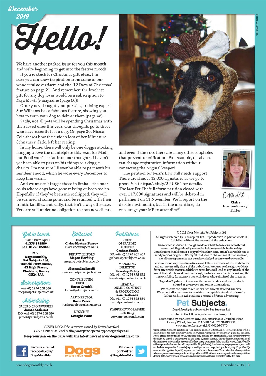 Dogs Monthly Preview Pages