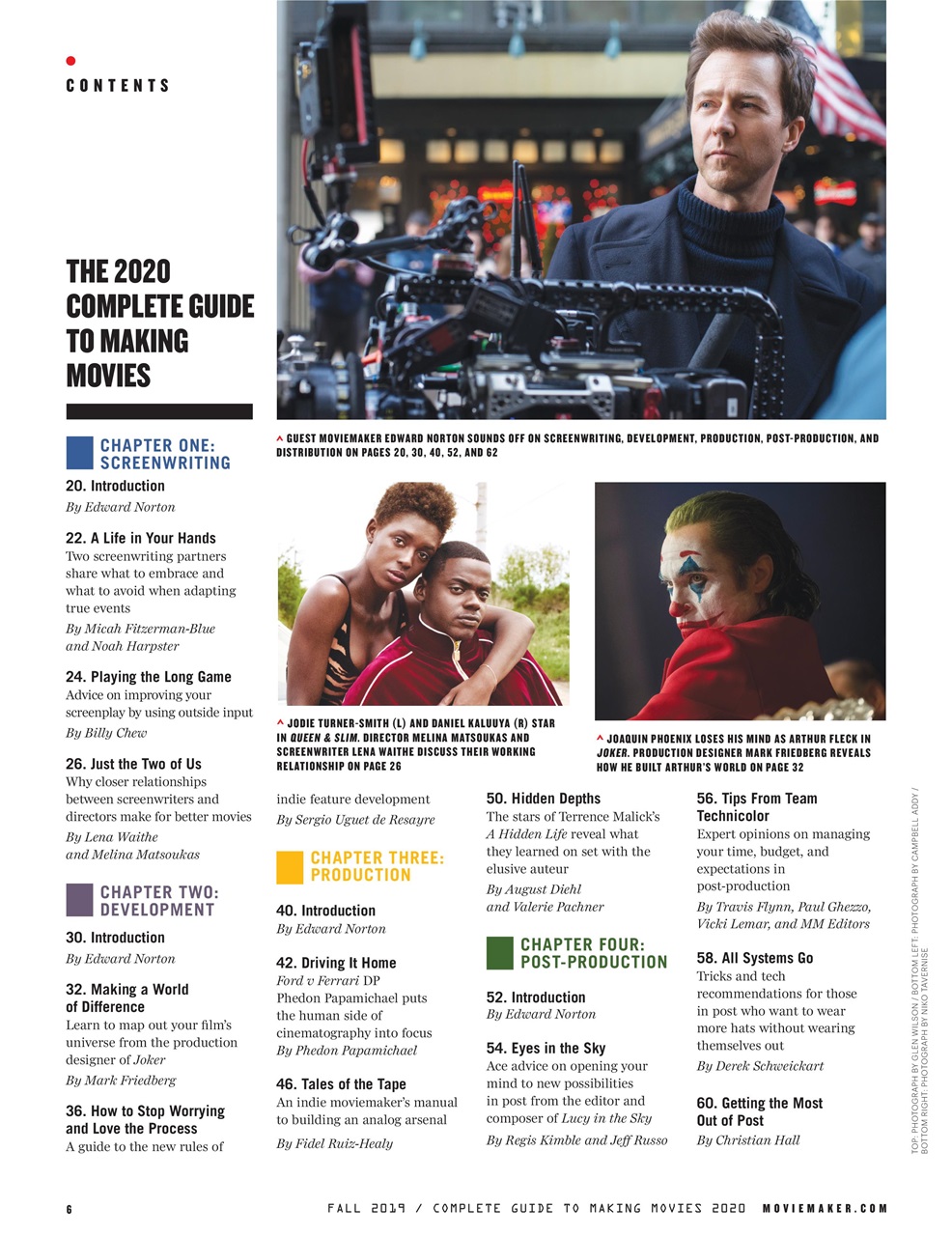 MovieMaker Magazine Preview Pages