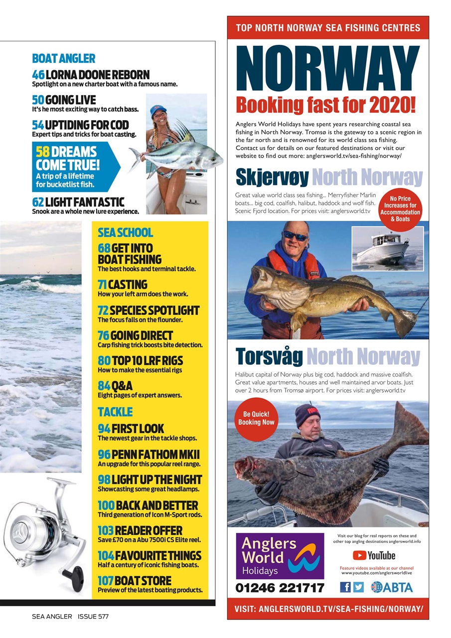 Sea Angler Preview Pages