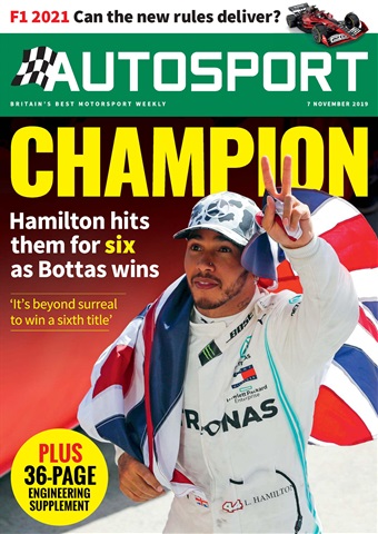 Autosport issue 7th November 2019