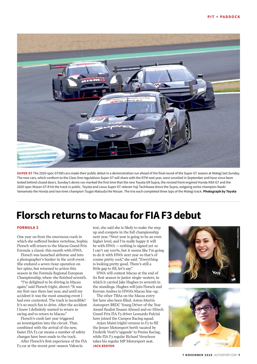 Autosport Preview Pages