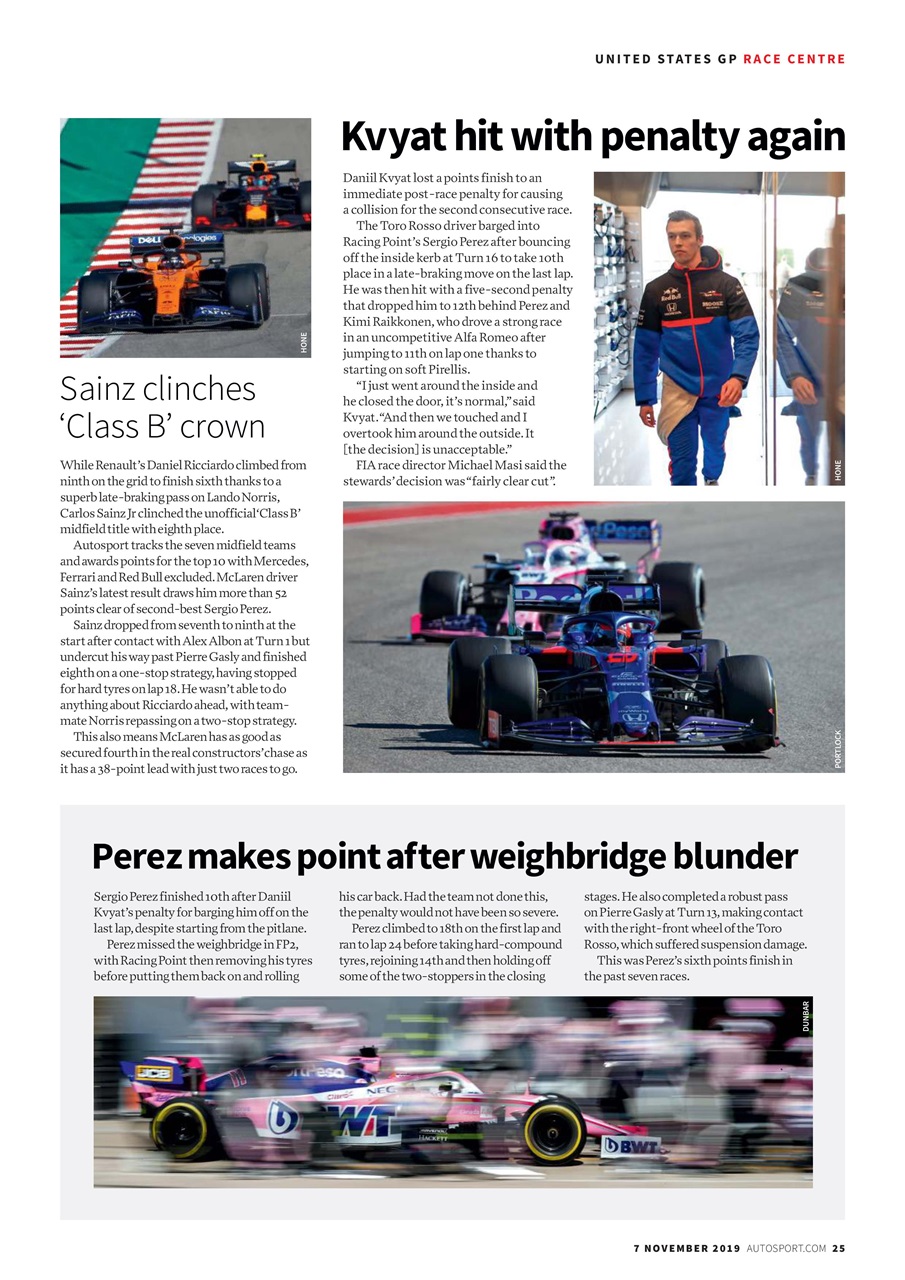 Autosport Preview Pages