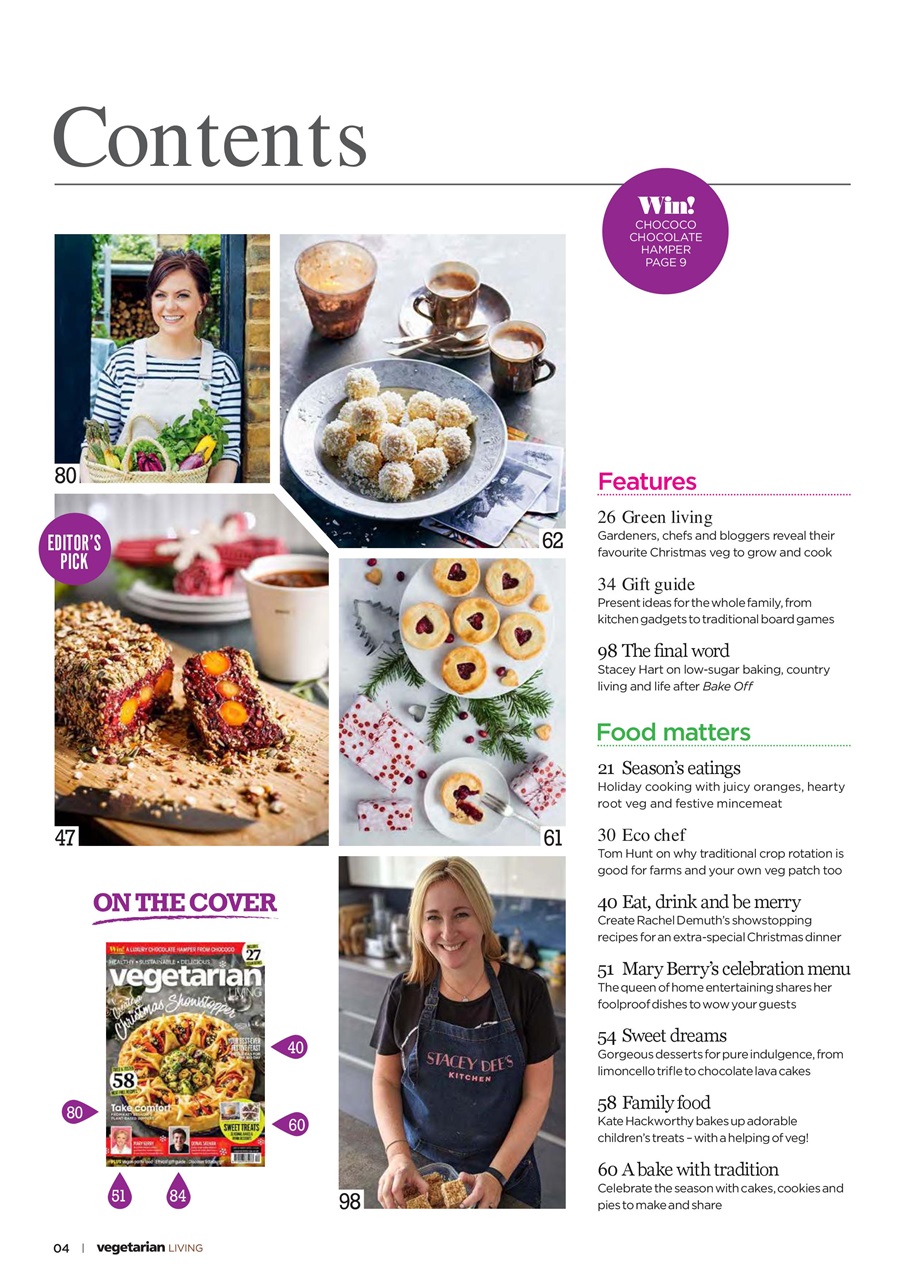 Vegetarian Living Preview Pages