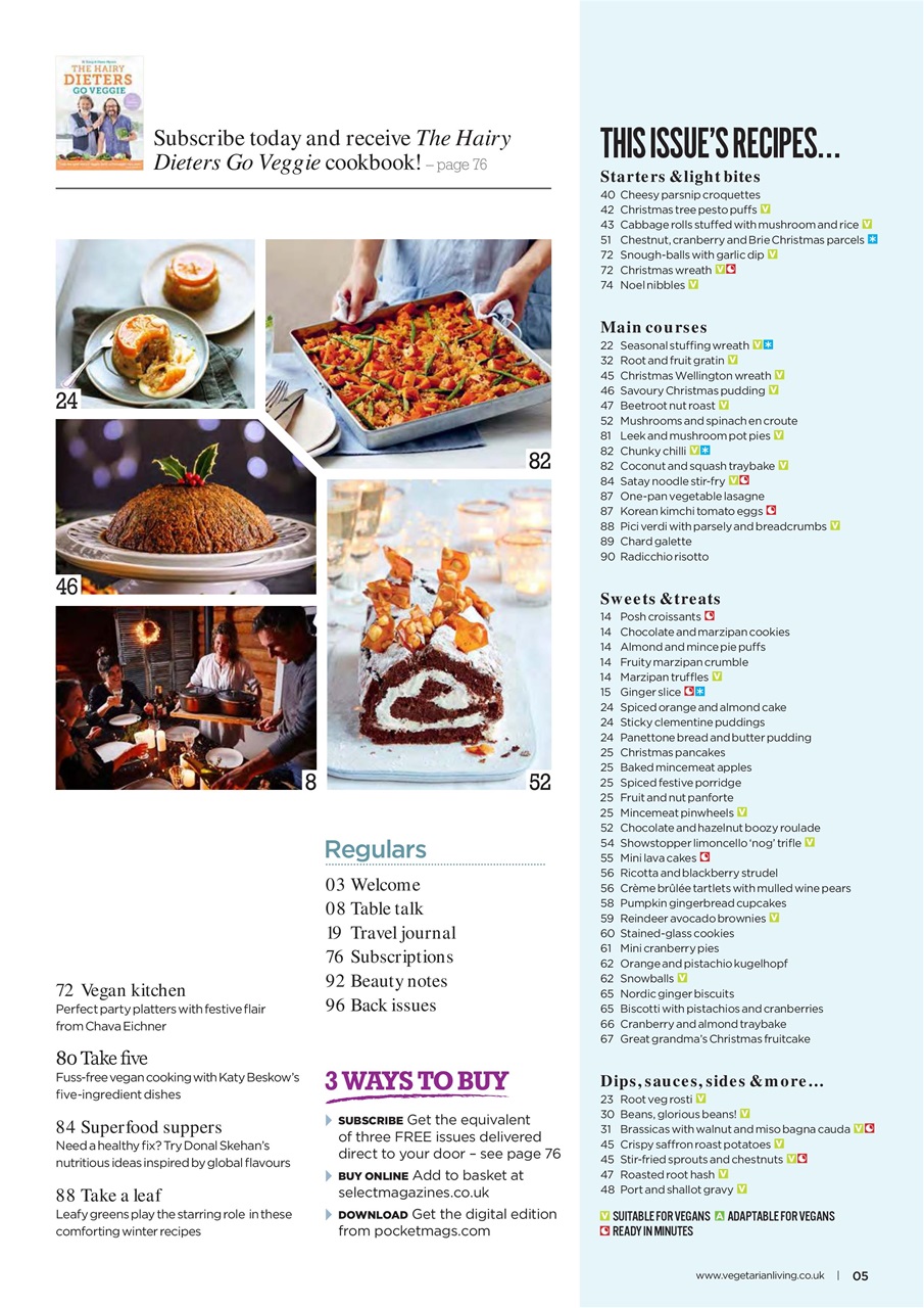 Vegetarian Living Preview Pages