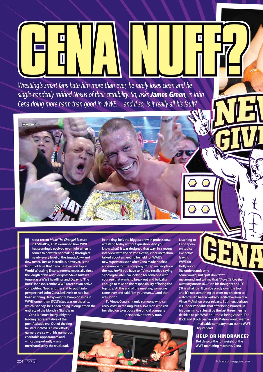 Wrestletalk Magazine Preview Pages