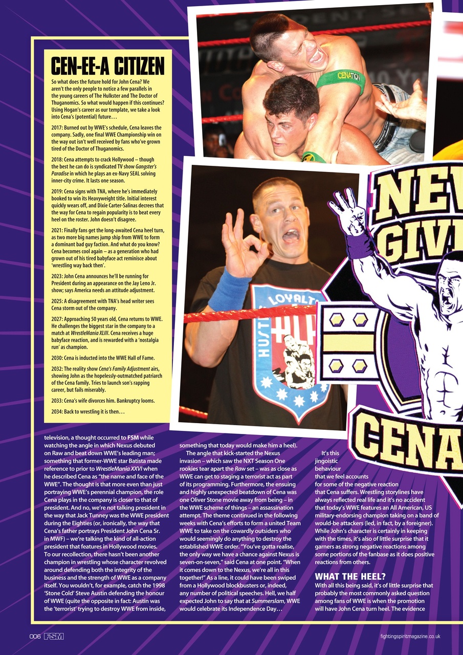 Wrestletalk Magazine Preview Pages