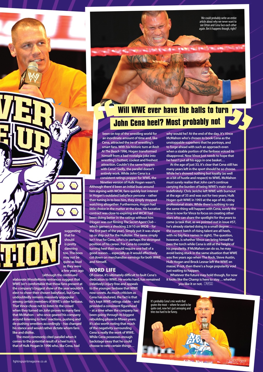 Wrestletalk Magazine Preview Pages