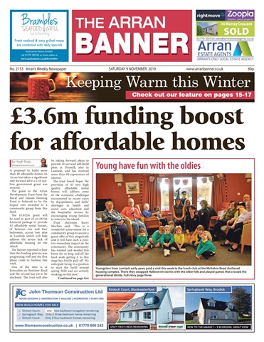 Arran Banner issue 9th November 2019